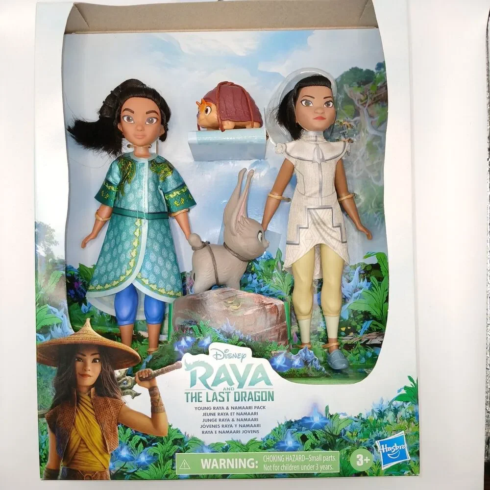 Disney Raya & The Last Dragon Young Raya and Namaari 2 Fashion Dolls & Pets New